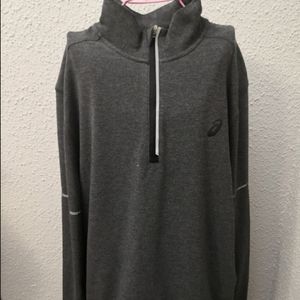 Asics Gray Front Zip Jacket